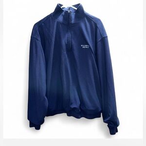 Oregon Golf Course Men's Navy Half Zip Sweater